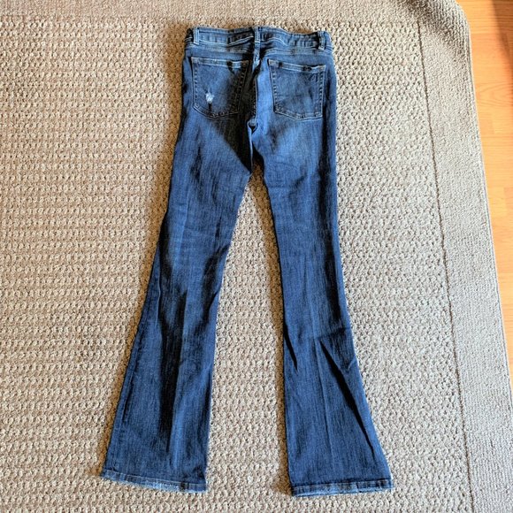 JEANs - sz 26x31 DL1961 Bridget Bootcut Instasculpt Dark Wash, distressed Holly - Picture 2 of 9